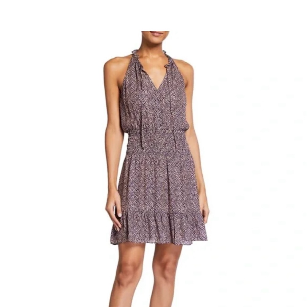 Parker Estelle Dot Silk Mini dress